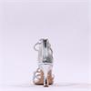 Una Healy Outlaw Glitter Strap High Heel - Chrome